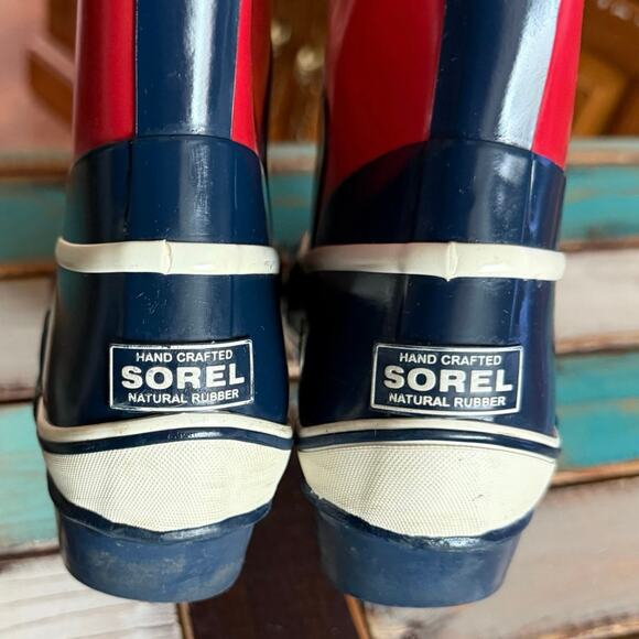 Sorel Sorellington rubber rain boots sz 7 waterproof puddle jumpers NL 1523 698 - Picture 7 of 15